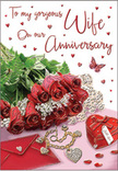 This anniversary card scene is composed like a romantic vignette on a bedside table, centred around a cluster of opulent red roses that seem almost touchable in their richness. Each bloom is full and layered, with softly ruffled petals that catch the light along their edges, while deeper crimson shadows pool toward the centre, evoking the depth of long-lasting love. The roses are embraced by glossy leaves and wisps of greenery that give the composition a natural flow, similar to a bouquet prepared by a local Penge florist for delivery to a nearby townhouse. Positioned beside the flowers is a neatly placed envelope, its creamy tone and clean lines hinting at a handwritten anniversary note, perhaps penned after a quiet evening in a favourite Penge café. A charming heart-shaped box and a piece of delicate jewellery nestle close to the bouquet, their polished surfaces and subtle metallic glimmers introducing an air of treasured keepsakes and thoughtfully chosen gifts. Around them, tiny heart shapes scatter like confetti, while a light, graceful butterfly motif appears to hover at the edge of the arrangement, adding a flicker of gentle movement. The background is softly illuminated, as if by natural daylight streaming through a nearby window, creating a serene glow that wraps all the elements in warmth. The card's scripted message winds poetically through the design, interlacing with the roses and adornments so that words and imagery become one expression of affection. Overall, the image conveys a quietly luxurious, deeply personal atmosphere, ideal for celebrating an anniversary in the heart of Penge.